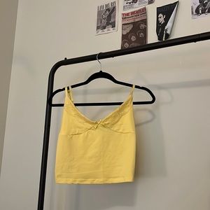 Never worn yellow tank top vintage looking